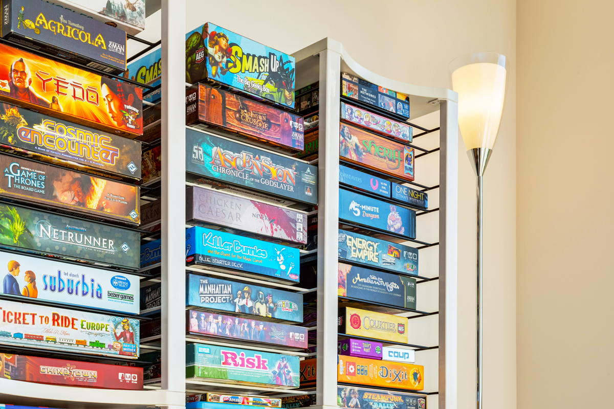 BoxThrone Board Game Shelves
– BoxThrone Gaming